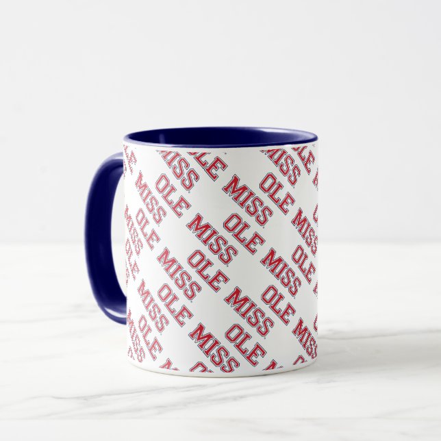 Universität Mississippi | Ole Miss Wordmark Tasse (Vorderseite Links)