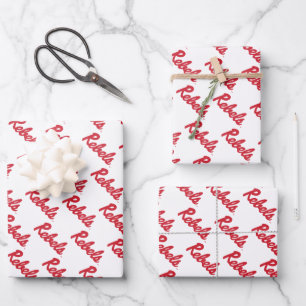 Universität Mississippi   Rebellenskript Geschenkpapier Set