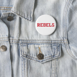Universität Mississippi   Rebels Wordmark 2 Button