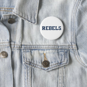 Universität Mississippi Rebels Wordmark 3 Button