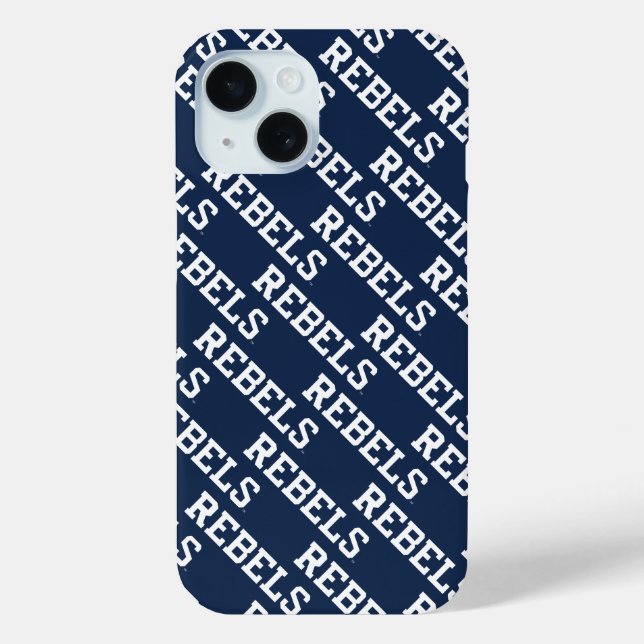 Universität Mississippi | Rebels Wordmark Case-Mate iPhone Hülle (Rückseite)