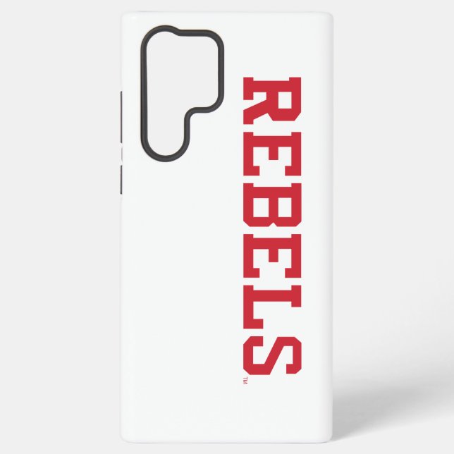 Universität Mississippi | Rebels Wordmark Samsung Galaxy Hülle (Rückseite)