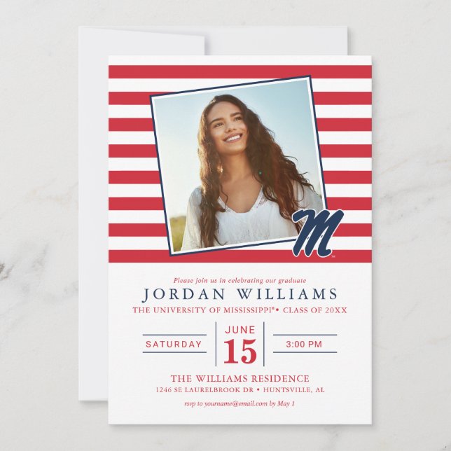 Universität Mississippi | Script M Ankündigung (Vorderseite)