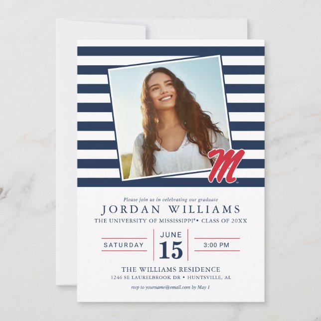 Universität Mississippi | Script M Ankündigung (Vorderseite)