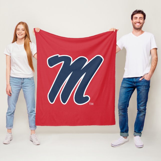 Universität Mississippi | Script M Fleecedecke (Beispiel)