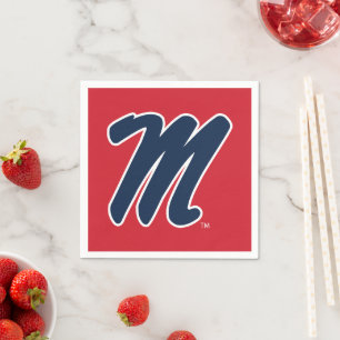 Universität Mississippi Script M Serviette