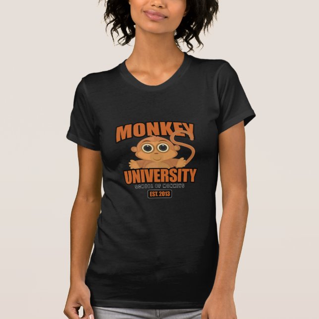 Universität Monkey T-Shirt (Vorderseite)