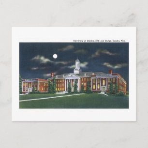 Universität Omaha, Omaha, Nebraska Postkarte