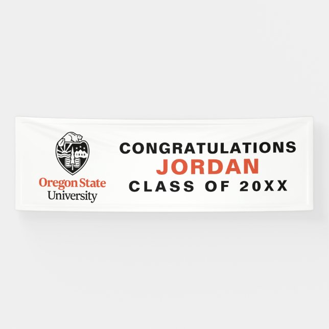 Universität Oregon Staat Banner (Horizontal)