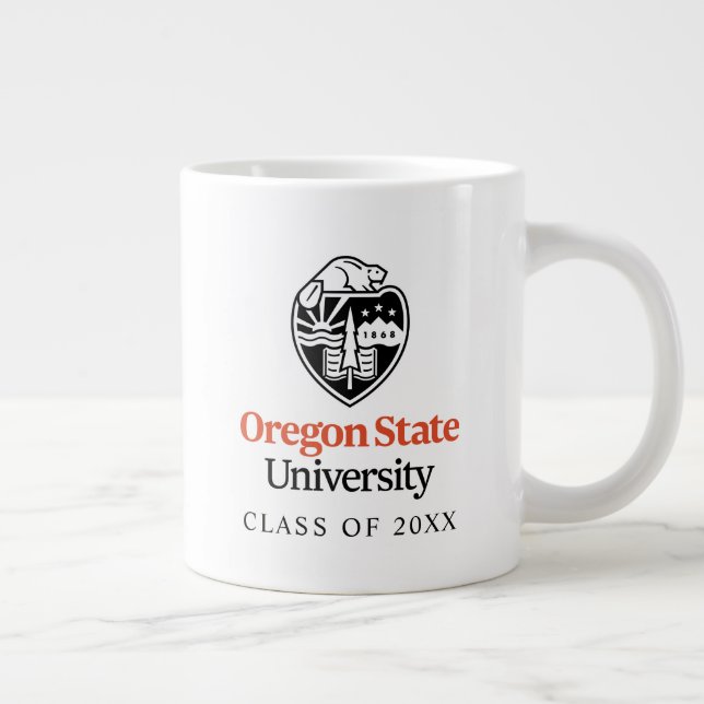 Universität Oregon Staat Jumbo-Tasse (Rechts)
