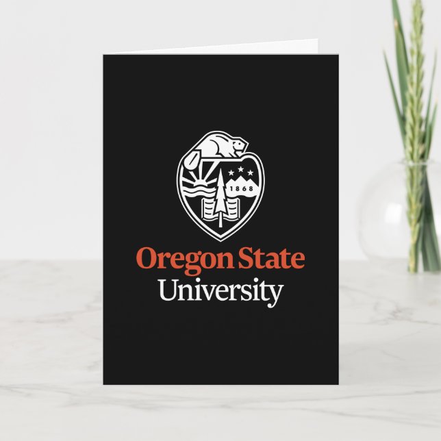 Universität Oregon Staat Karte (Vorderseite)