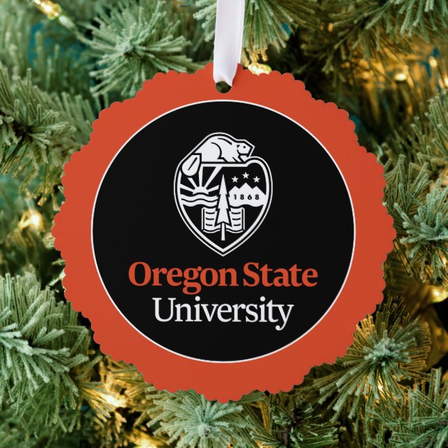 Universität Oregon Staat Ornament Karte (Insitu (Baum))