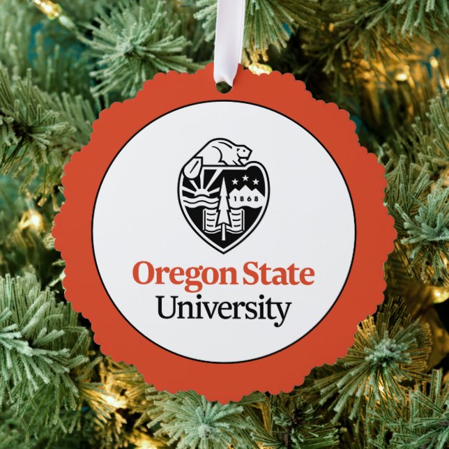 Universität Oregon Staat Ornament Karte (Insitu (Baum))