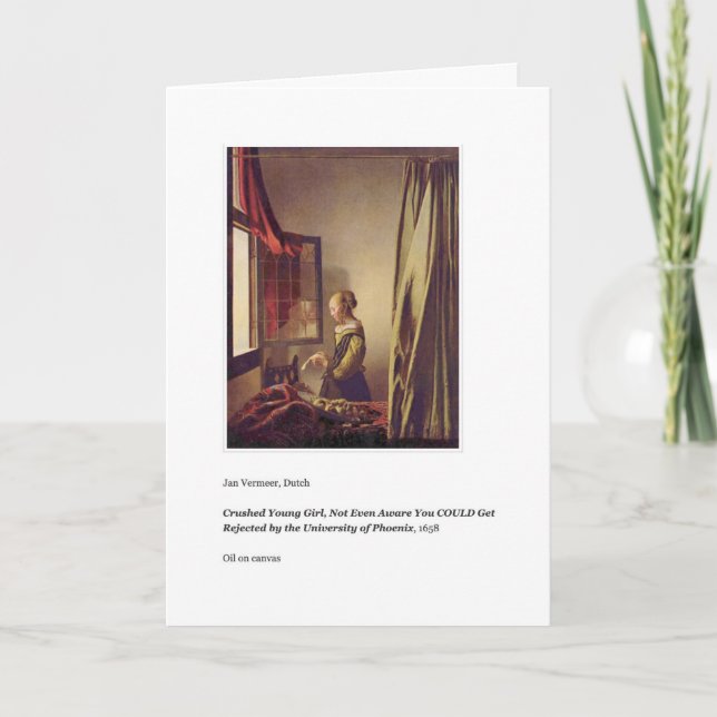 UNIVERSITÄT PHOENIX ABSCHLUSS CARD KARTE (Vorderseite)