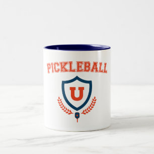 Universität Pickleball Zweifarbige Tasse