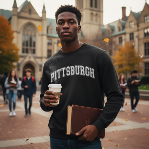 Universität Pittsburgh im amerikanischen Stil Sweatshirt