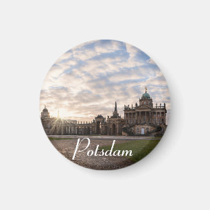 Universität Potsdam bei Sonnenuntergang in Deutsch Magnet