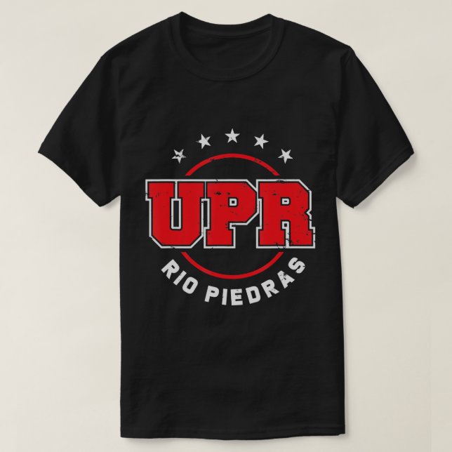 Universität Puerto Rico Puerto Rican Student T-Shi T-Shirt (Design vorne)