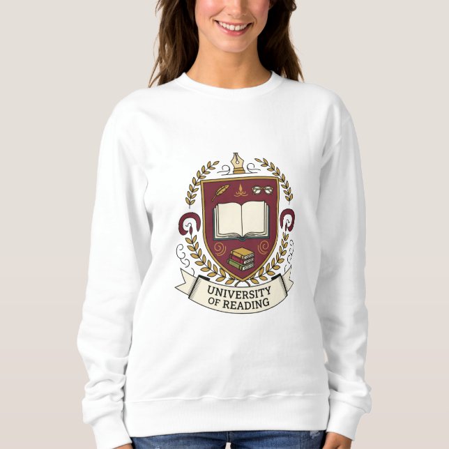 Universität Reading | Funny Book Lover Sweatshirt (Vorderseite)