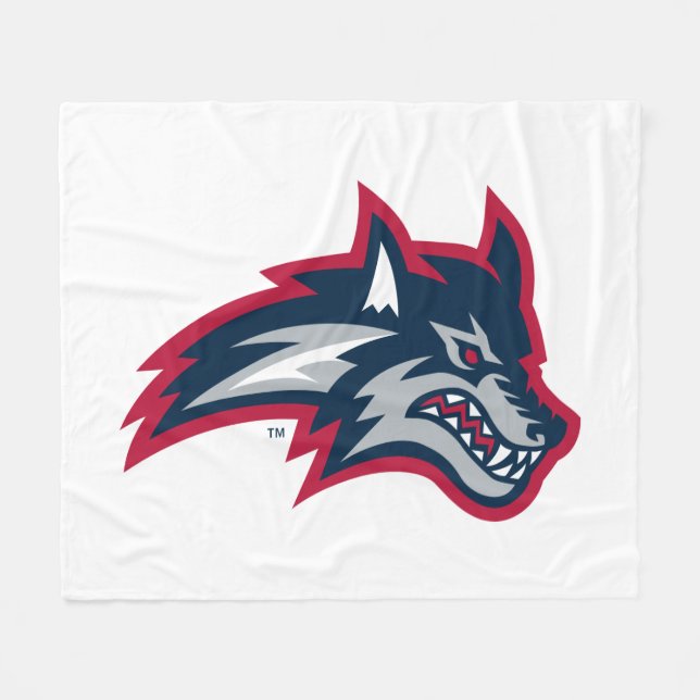 Universität Stony Brook | Seawolfen Fleecedecke (Vorderseite (Horizontal))