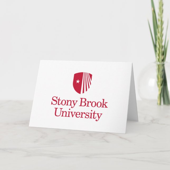 Universität Stony Brook | Wortmarke Karte (Vorderseite)