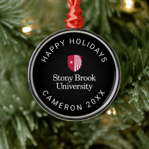 Universität Stony Brook Wortmarke Ornament Aus Metall