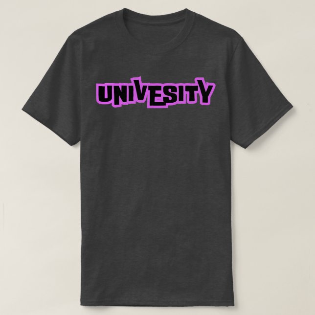 Universität T-Shirt (Design vorne)