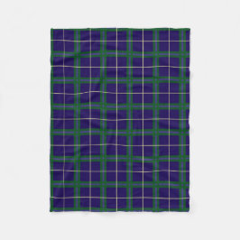 Universität Tartan Fleecedecke