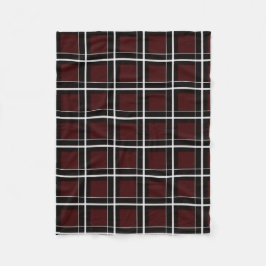 Universität Tartan Fleecedecke