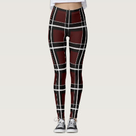 Universität Tartan Leggings