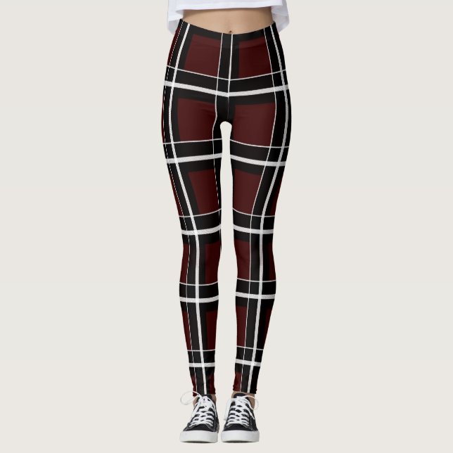 Universität Tartan Leggings (Vorderseite)