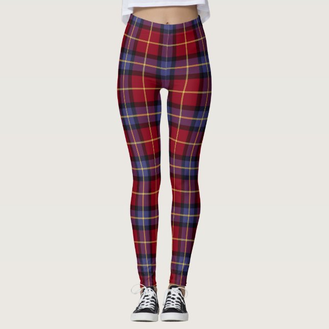 Universität Tartan Leggings (Vorderseite)