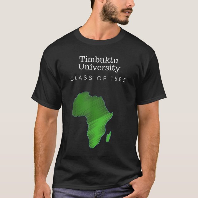 Universität Timbuktu T-Shirt (Vorderseite)