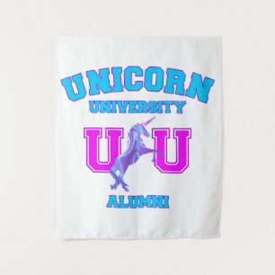 Universität Unicorn Wandteppich