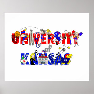 Universität von Kansas-Plakat Poster