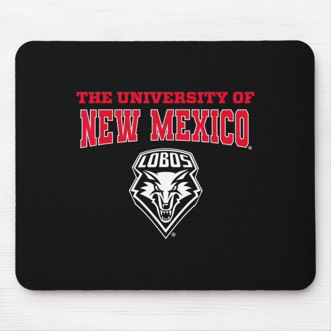 Universität von New Mexico Unm Lobos Ncaa Unm&#   Mousepad (Vorne)
