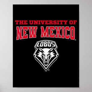Universität von New Mexico Unm Lobos Ncaa Unm&#   Poster