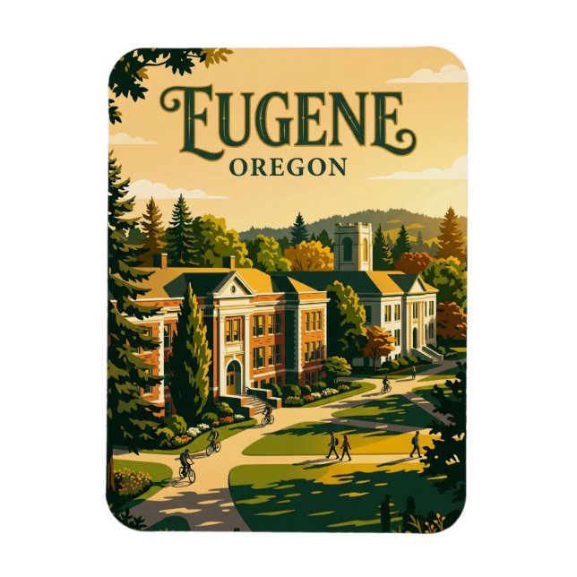Universität von Oregon USA Magnet (Vertikal)