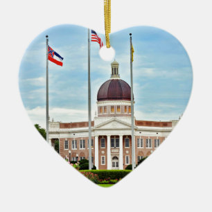 Universität von Südmississippi Keramik Ornament