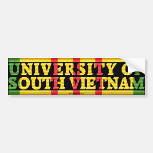 Universität von Südvietnam-Aufkleber Autoaufkleber