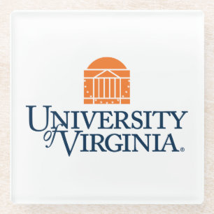 Universität von Virginia Glasuntersetzer