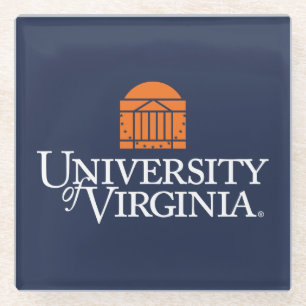 Universität von Virginia Glasuntersetzer