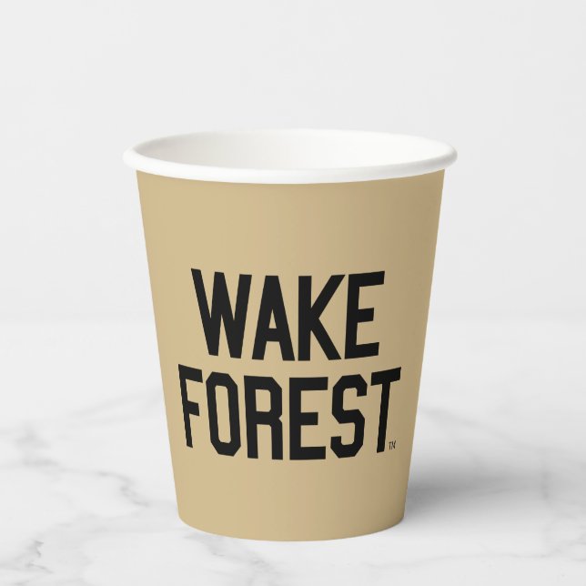 Universität weck Forest | Geweckt Wald Pappbecher (Vorderseite)