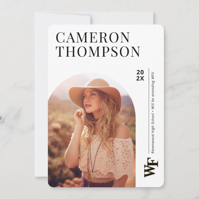 Universität weck Forest | WF Einladung (Vorderseite)