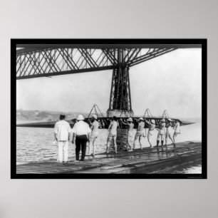 Universität Wisconsin Varsity Rowing 1914 Poster