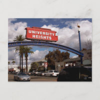 Universitätshöfe, Postkarte San Diego