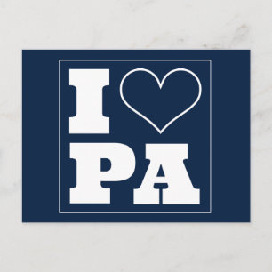 Universitätspark (PA) Einladung Tailgate Postkarte