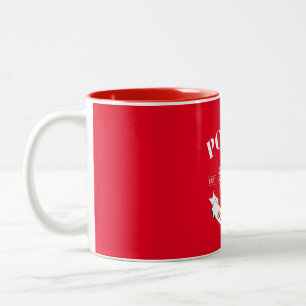 Universitätspolat Zweifarbige Tasse