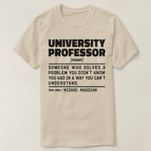 Universitätsprofessor Noun Class Instructor Funny T-Shirt