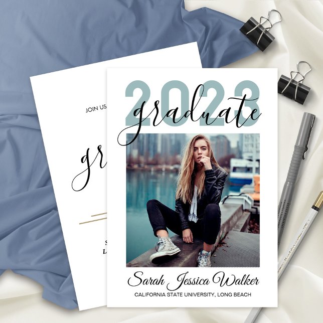 University Abschluss 2023 Party Foto Ankündigung (Von Creator hochgeladen)